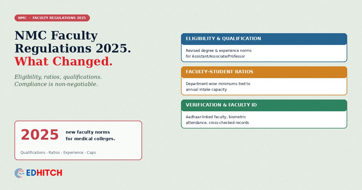 NMC Faculty Regulations 2025