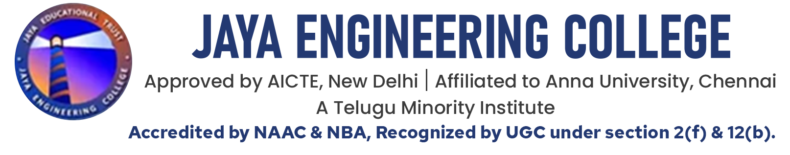 Jaya Engineering College Chennai logo